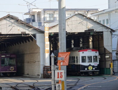 嵐山電鉄の西院駅 嵐山電鉄の西院駅