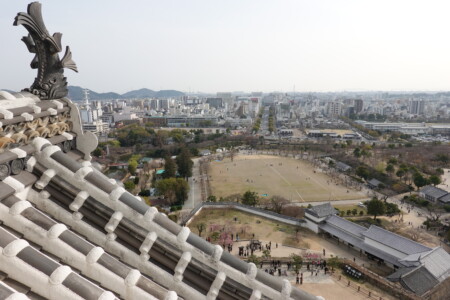 姫路城大天守からの景色